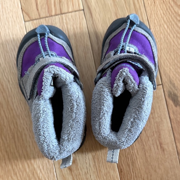 Keen Kids' Purple and Tan Adventure Boots - Picture 4 of 7